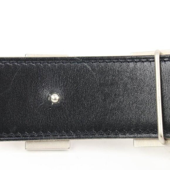 Hermès Size 85 Brown x Black x Silver 32mm Reversible H Logo Belt Kit 74h418s main image 8